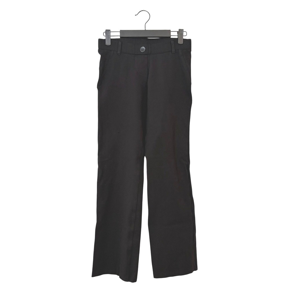 Betabrand Dress Pant Yoga Pants Black Straight Leg Office Trousers XS